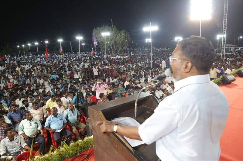 Members of the alliance party actively campaigned in Cuddalore in support of Thirumavalavan vel