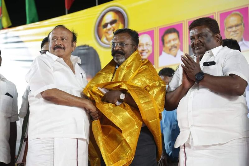 Members of the alliance party actively campaigned in Cuddalore in support of Thirumavalavan vel