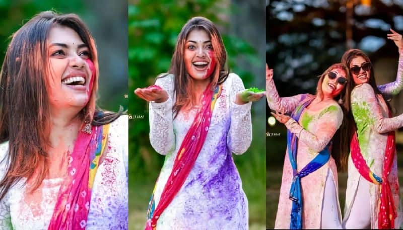 Drenched in colors, Mridula Vijay, the actor rocked the Holi celebration vvk