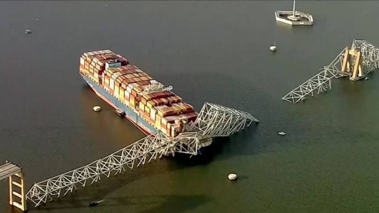 CIA linked cold war era Crane deployed for Baltimore bridge collapse cleanup