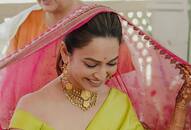 kriti kharbanda share her chooda ceremony photos she wore her nani neckless mother dupatta kxa 