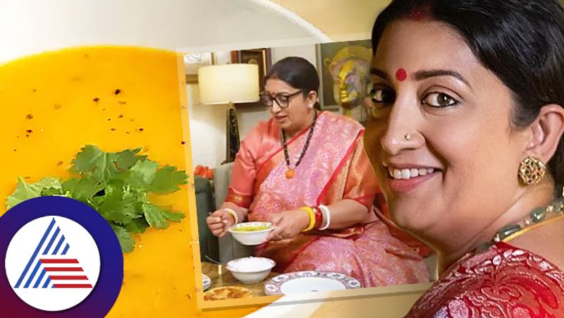 Union Minister Smriti Irani Shares Drumstick Moringa Masoor Dal Soup Recipe roo