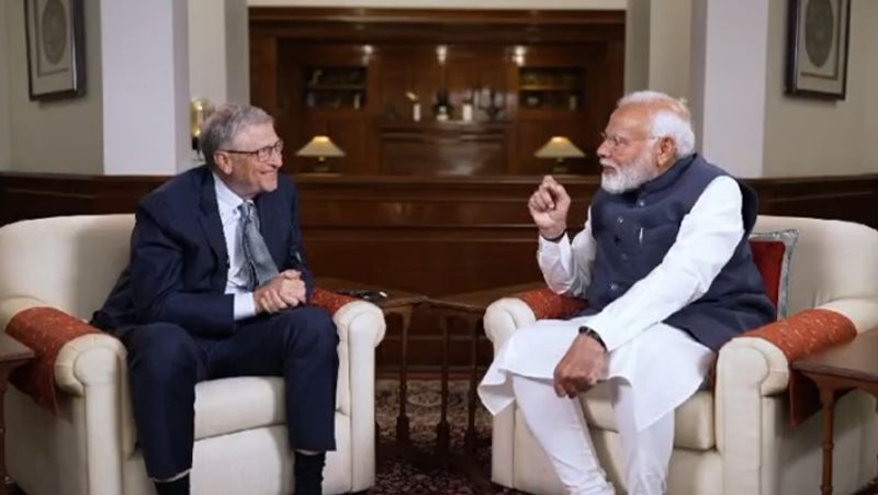 Bill Gates and Prime Minister Narendra Modi converse on AI, climate change, and women's empowerment-rag