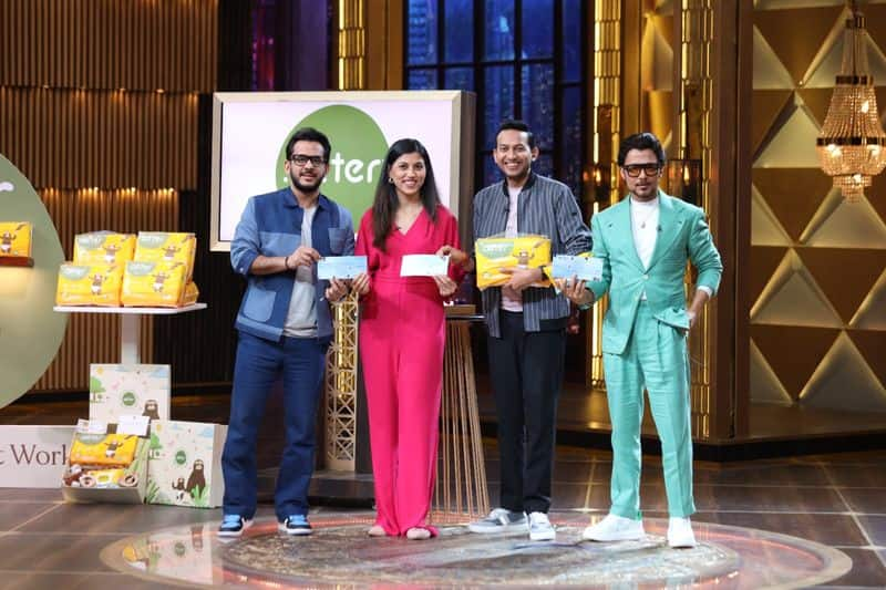 Allter Indias first sustainable and certified rash free diaper brand steals the show on Shark Tank India 3 anu