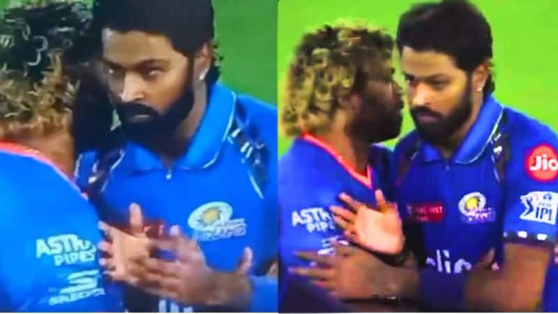 Big fight between Mumbai Indian captain Hardik Pandya and coach Lasith Malinga..Videos go viral on social media RMA