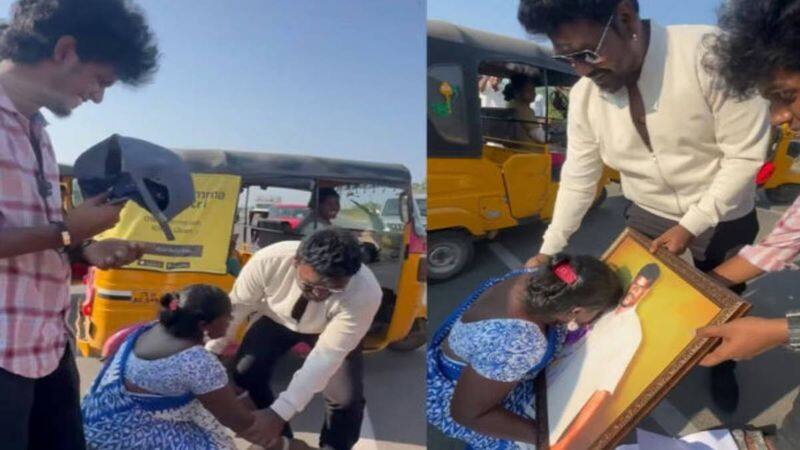 KPY Bala and Actor Raghava Lawrence together gifted a new auto for poor woman Rya