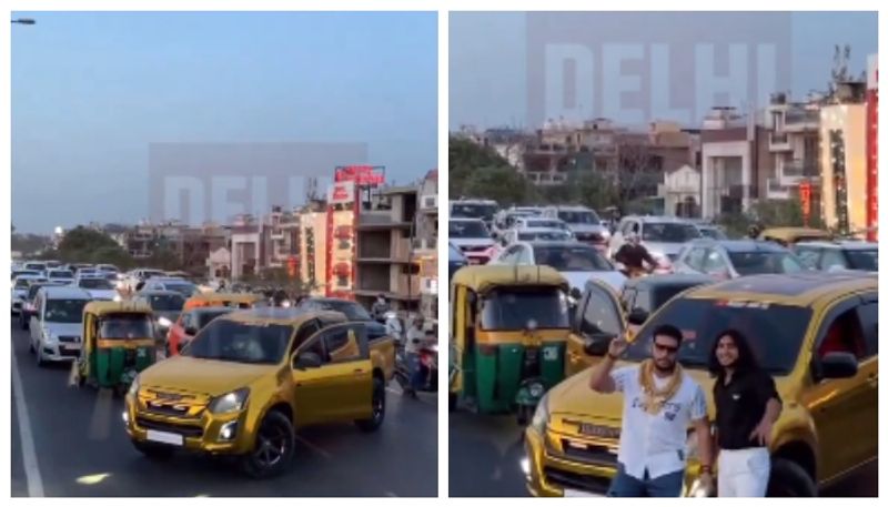 Demand for action againstsocial media influencer who stopped car on Delhi flyover for reel stunt shoot bkg