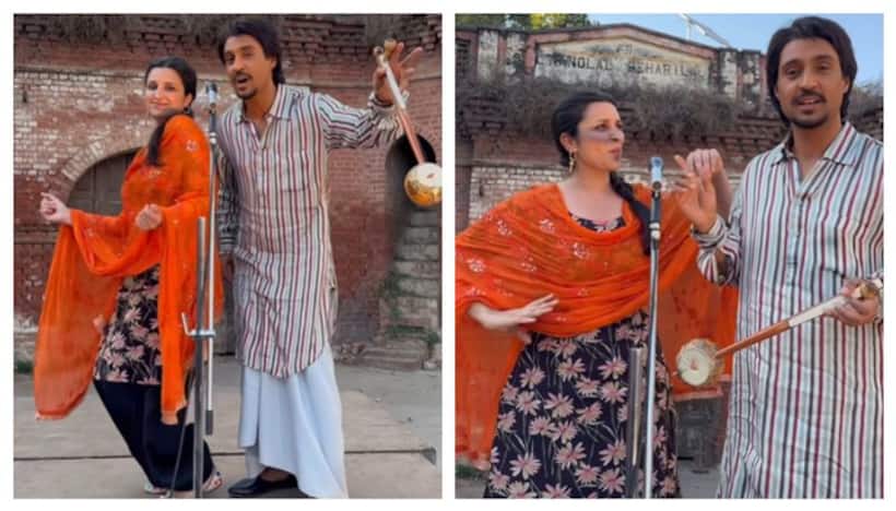 'Amar Singh Chamkila': Diljit Dosanjh shares fun BTS video featuring Parineeti Chopra [WATCH]