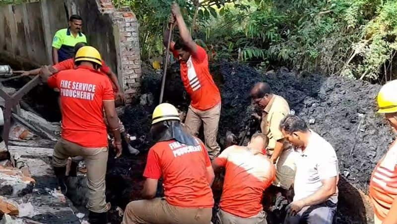 Puducherry wall collapsed... 3 Tamilnadu workers killed tvk