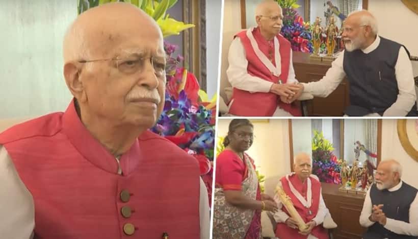 President Murmu confers Bharat Ratna upon BJP stalwart LK Advani; PM Modi applauds (WATCH)