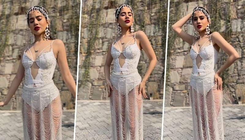 Urfi Javed SEXY photos and video: Actress flaunts her curves in see-through white gown RBA