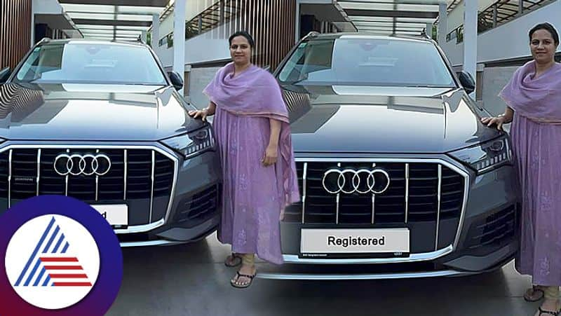 Kannada Dodmane Family add another luxury feather Ashwini puneeth rajkumar buys new Audi q7 car ckm