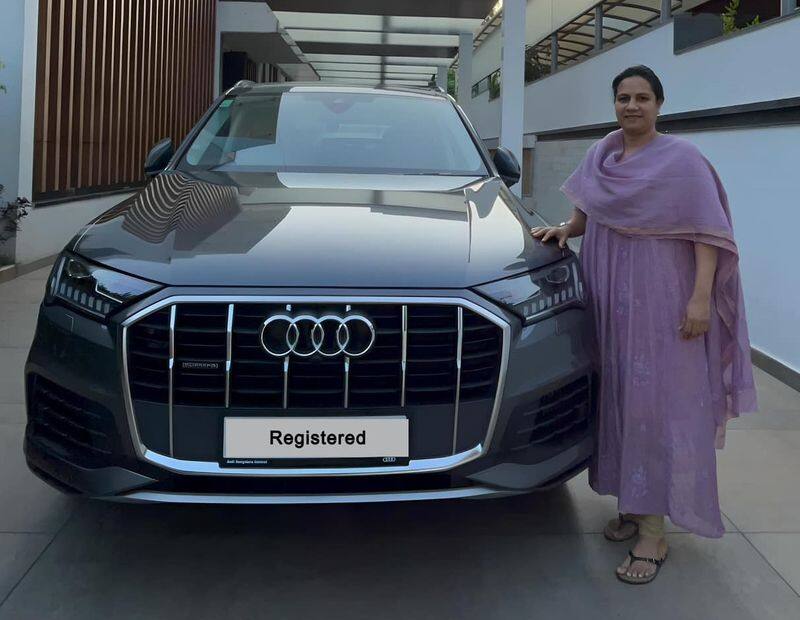 New Audi Q7 Luxury Car buys by Ashwini Puneeth Rajkumar nbn