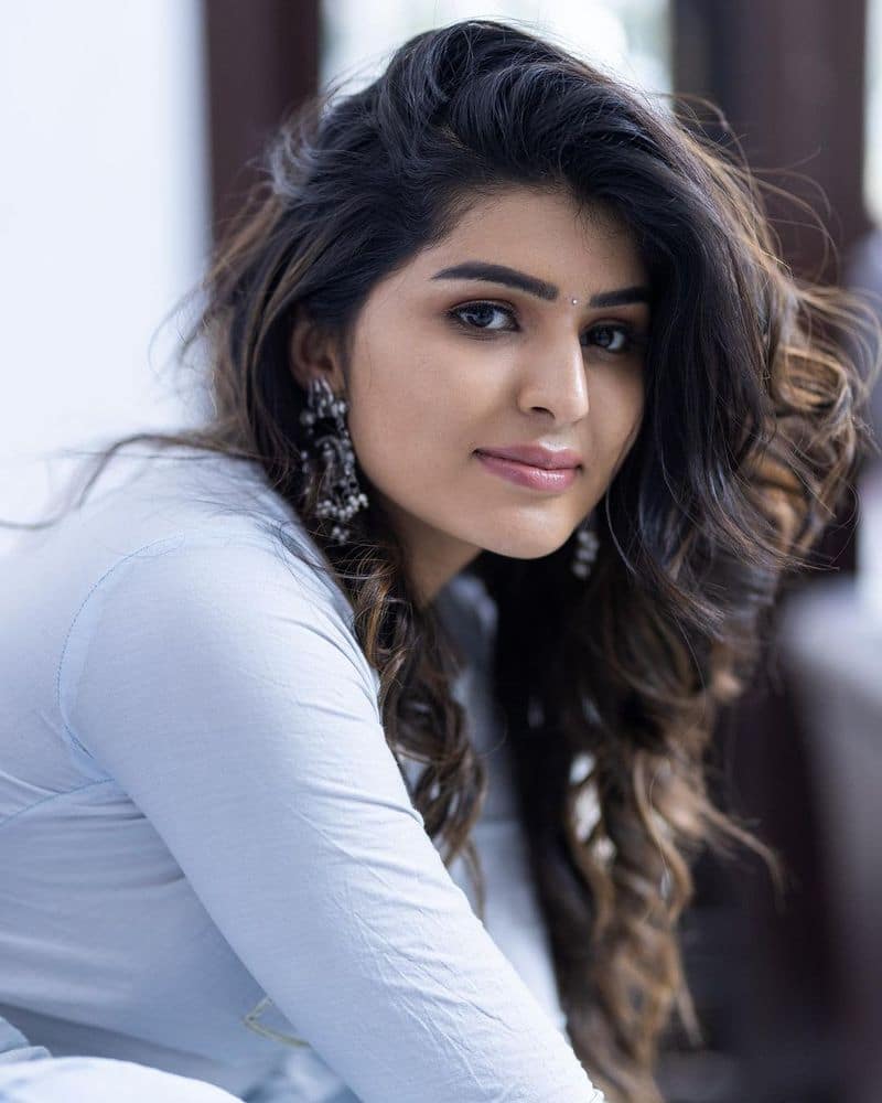 Sharanya Shetty new photoshoot in white dress pav