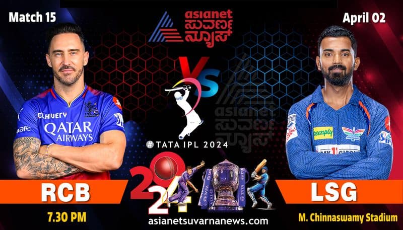 IPL 2024 Royal Challengers Bengaluru take on Lucknow Super Giants Challenge kvn