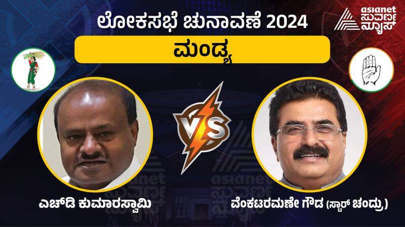 Karnataka Lok Sabha Election 2024 Mandya constituency Star chandru challenge to  HD Kumaraswamy gow