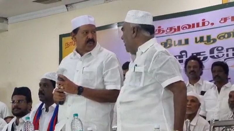 clash between ministers senji masthan and ponmudi in vilupuram vel