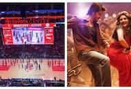 WATCH - Mahesh Babu starrer Guntur Karaam's 'Kurchi Madatha Petti' song played at NBA half time in US ATG