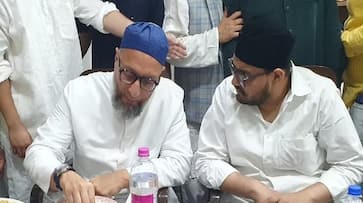 Uttar Pradesh News AIMIM chief Asaduddin Owaisi met Mukhtar Ansari family in Mohammadabad Ghazipur on Sunday night XSMN