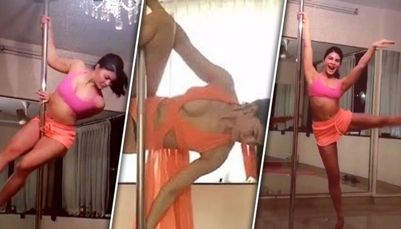 Sexy Video: Jacqueline Fernandez flaunts her BOLD pole dance skills in THESE viral clips; WATCH RBA