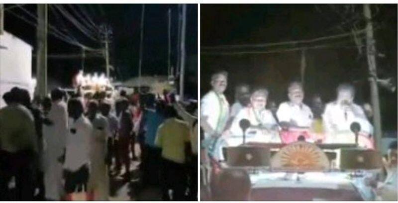 A public argument with a DMK MLA during the election campaign created a sensation KAK