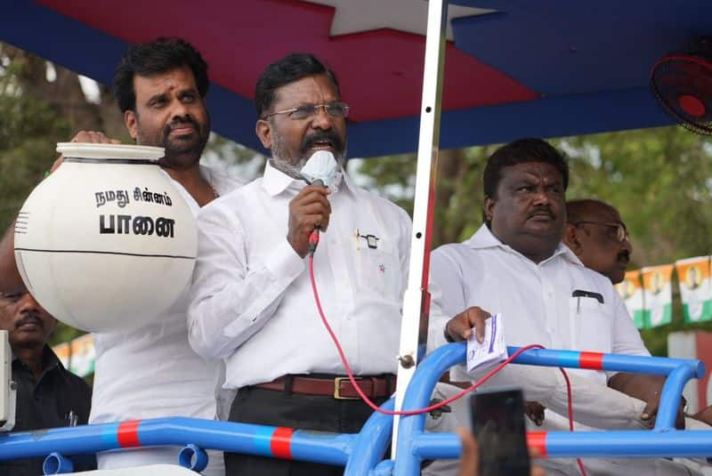 Thirumavalavan said that voting for AIADMK is equal to voting for BJP KAK