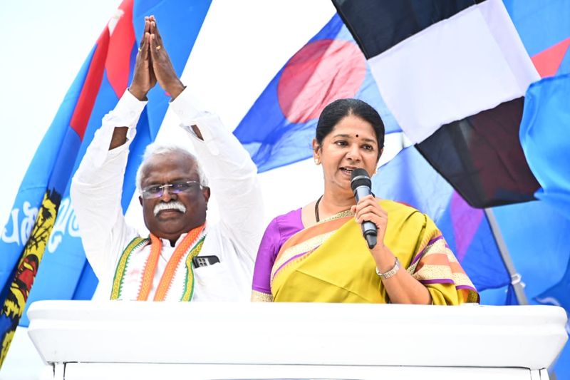 bjp did pulwama attack for political benefit said dmk mp kanimozhi in tirunelveli vel