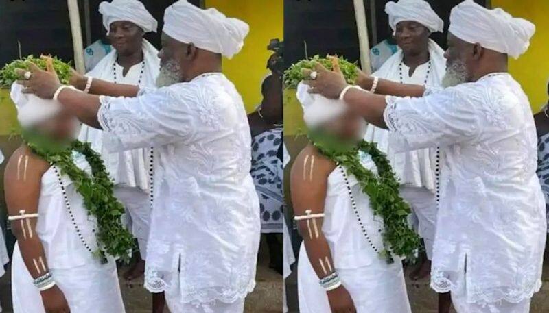 SHOCKING Outrage erupts after 63-year-old priest married 12-year-old girl in Ghana, police investigate matter snt