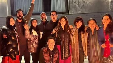 Katrina Kaif embraces Vicky Kaushal; poses with Sara Ali Khan, Veer Pahariya, and others in UNSEEN picture ATG