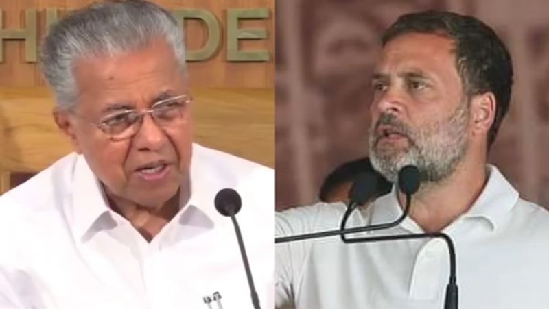 Kerala CM Pinarayi vijayan condemns rahul gandhi who is contesting wayanad smp