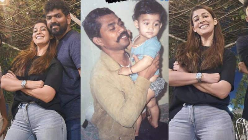 Nayanthara Childhood Photo with her father viral gan