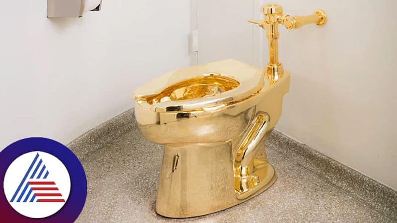 Man theft of gold toilet worth Rs 50 crore caught viral news