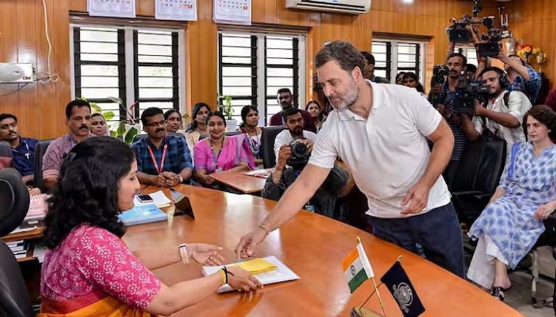 Rahul Gandhi files nomination from  Wayanad lok Sabha in Kerala AKP