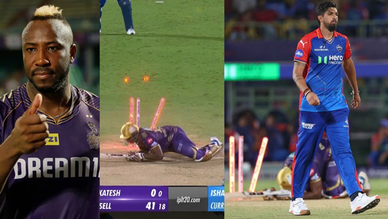 IPL 2024 : Andre Russell appreciates Ishant Sharma who dismissed him with a deadly yorker! Russell's reaction video went viral RMA