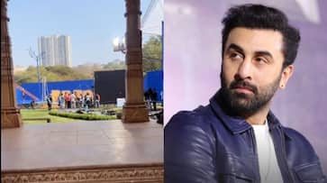 WATCH - Ranbir Kapoor starrer, Nitesh Tiwari directorial 'Ramayana' begins shooting; film's set goes VIRAL ATG