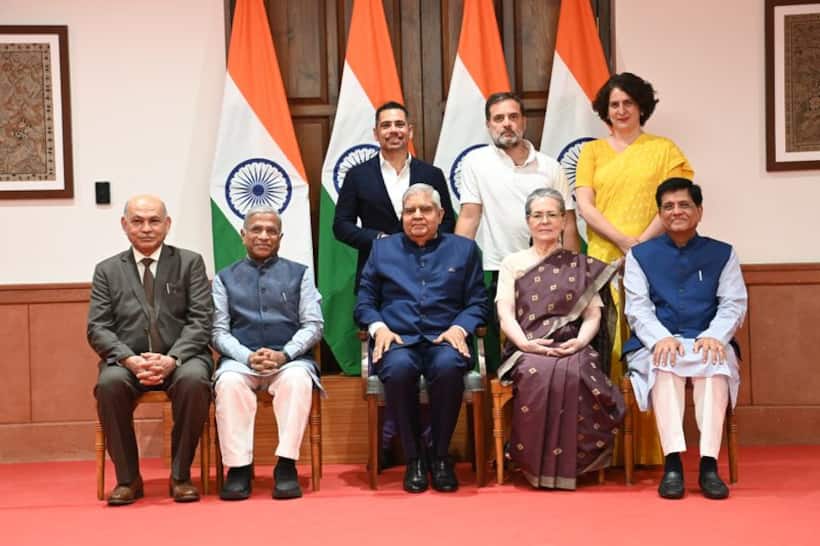 'Congress produced a real joker': Rahul Gandhi trolled over attire, pose at formal event in Parliament House