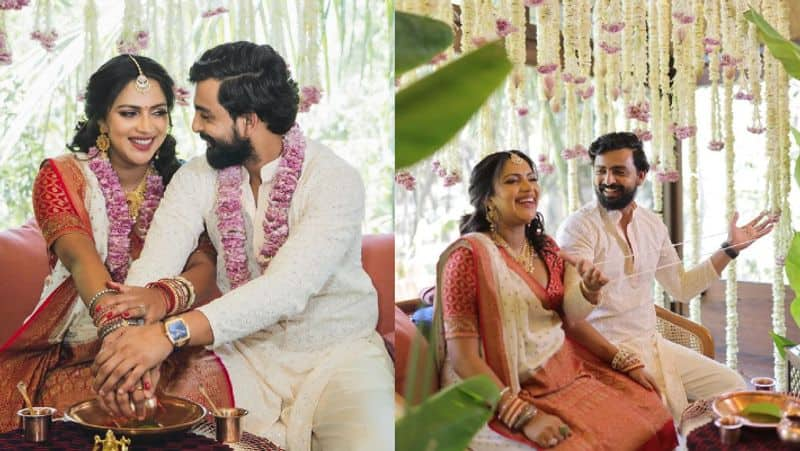 Actress Amala Pauls cute baby shower function pictures go viral Vin