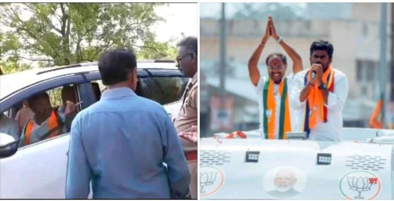 The BJP candidate threatened the surveillance team that checked the car KAK