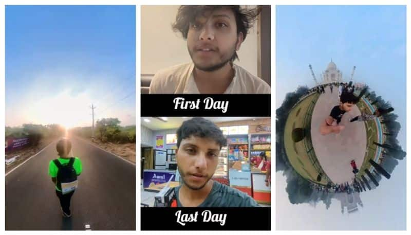 video of  Manali to Kanyakumari on a skateboard in 90 days has gone viral on social media