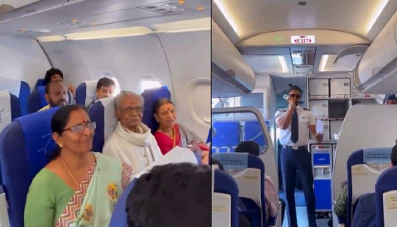 Pilot is emotional while traveling with his family in the same plane AKP