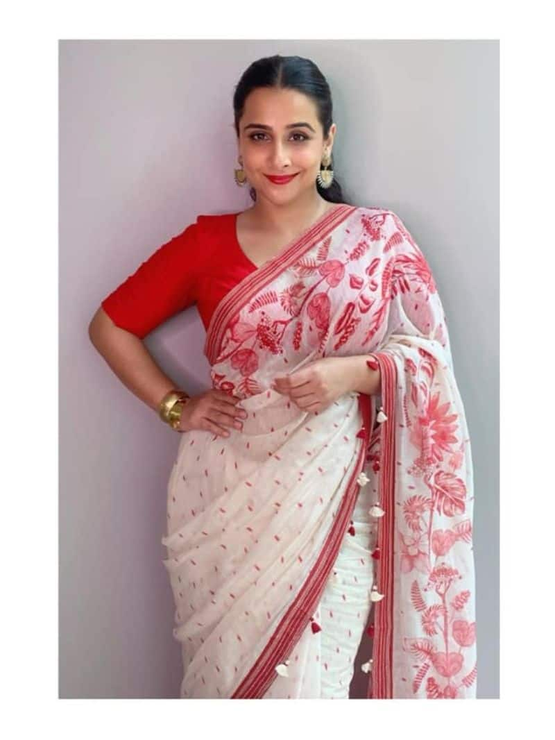 vidya balan 8 cotton saree for summers zkamn