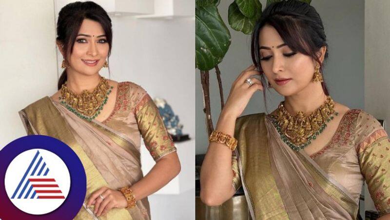 Actress Radhika Pandit Shares Photos In Golden Color Saree See Her Beautiful Pics gvd