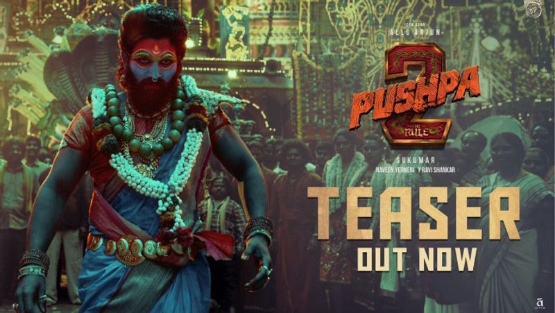 Allu Arjun Birthday special Pushpa 2 The Rule movie Teaser released gan