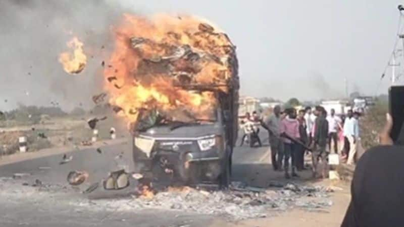 Karnataka Heat stroke Fire at solid waste plant in yaklasapur at raichur rav