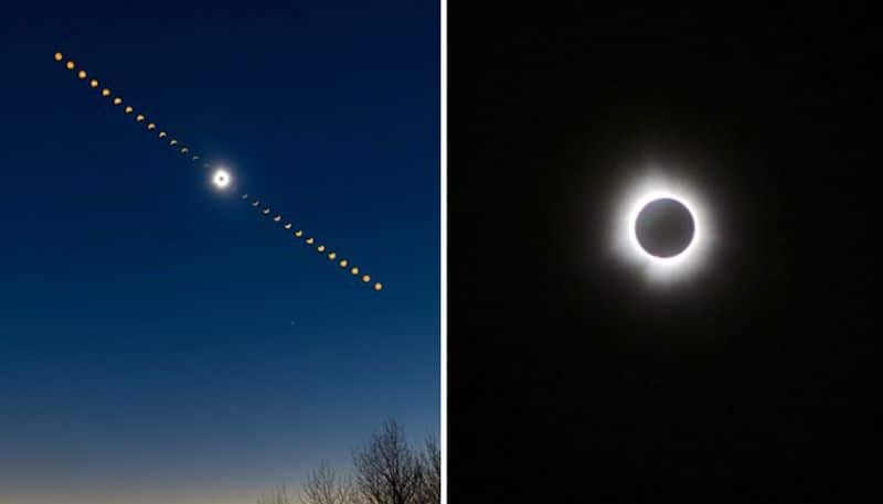 Total solar eclipse 2024 Netizens share stunning pictures videos of rare celestial event check out gcw