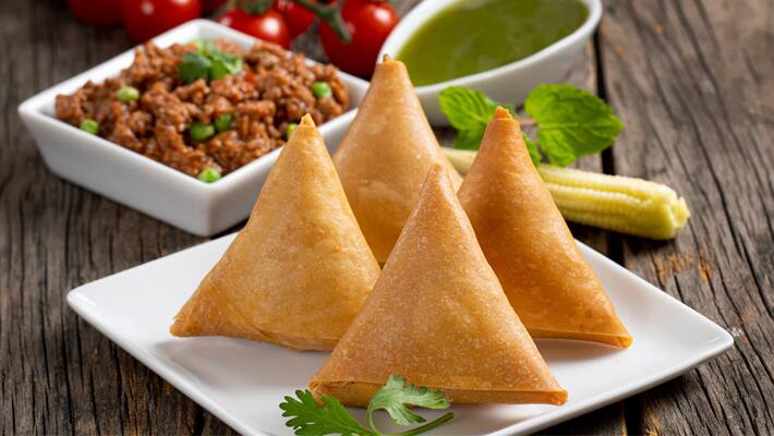 Condom stone and tobacco found in samosa
