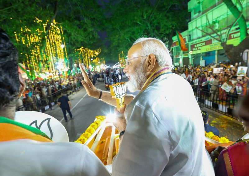 Chennai won my heart! PM Modi melts after seeing the crowd at the roadshow sgb