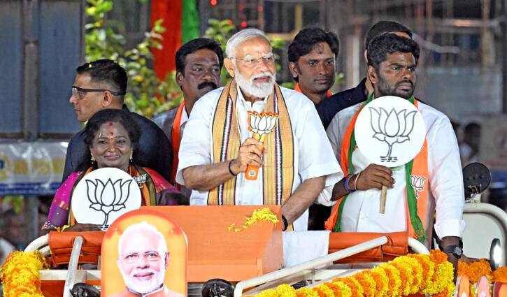 Prime Minister Narendra Modi In Tamil Nadu Attacks DMK Congress on Kachchatheevu Island  san