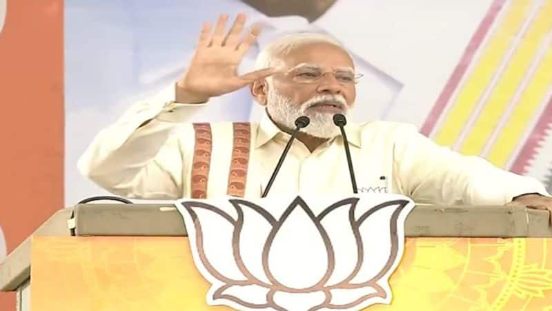 Congress and DMK gave katchatheevu to sri lanka pm modi alleges in vellore election campaign smp