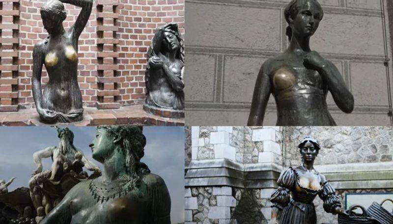 How 'groped' female nude statues in Germany highlight visible reality of sexual harassment (WATCH) snt